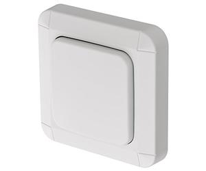 Brennenstuhl BrematicPRO - Interruttore da parete radio (Smart Home, singolo interruttore da parete per esterni, controllabile tramite App), colore: Bianco