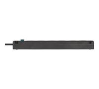 Brennenstuhl Bremounta Presa multipla con 5 prese di corrente e ricarica USB 3 m Nero