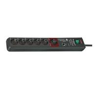Brennenstuhl - Brenn Secure-Tec M / S 6-fach 19500A gy / bk