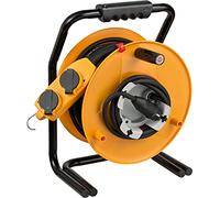 Brennenstuhl Brobusta G Bretec - Prolunga per batteria IP44, 38 m, con cavo di prolunga da 2 m (cavo 38 + 2 m, colore nero, per uso esterno fisso, Made in Germany) giallo