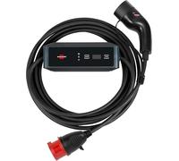 Brennenstuhl Caricabatterie portatile EV tipo 2 - CEE 11kW (scatola mobile da parete con cavo da 8 m, 16 A, IP44, display a 3 fasi, display, corrente di carica regolabile, per veicoli elettrici e