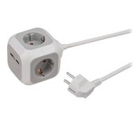 Brennenstuhl caricatore USB presa multipla a cubo 4 prese Cavo 1150100