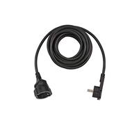 Brennenstuhl, Cavi di prolunga corti con spina piatta angolata 5m H05VV-F3G1,5 nero