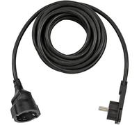 Brennenstuhl, Cavi di prolunga corti con spina piatta angolata 5m H05VV-F3G1,5 nero