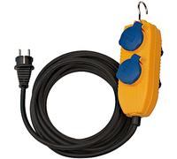 Brennenstuhl Cavo da cantiere IP54 con Powerblock (prolunga a 4 vie per esterni, distributore esterno con cavo da 5 m)