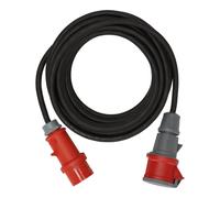 Brennenstuhl Prolunga CEE con inverter di fase IP44 (cavo da 10 m, H07RN-F 5G2,5, 5 poli, con inverter di fase CEE e accoppiamento, per uso esterno IP44, made in Germany), colore: nero