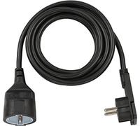 Brennenstuhl cavo di prolunga con angolo spina di corrente 3 m h05vv-f3g1, nero,