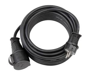 Brennenstuhl Cavo di prolunga IP44 (cavo da 25 m, H07RN-F 3G2,5, per esterni e per uso in cantieri), nero