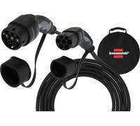 Brennenstuhl Cavo di ricarica EV tipo 2 da 22 kW (E-Mobilità tipo 2 a cavo di ricarica tipo 2, 5 m, con custodia, IP55, modalità 3, cavo di ricarica per veicoli elettrici e ibridi BEV/PHEV)