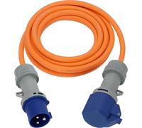 Brennenstuhl CEE - Cavo di prolunga da campeggio, 230 V, 5 m, con indicatore di tensione a LED (H07RN-F, 3 G2,5, cavo di alimentazione da campeggio per uso permanente all'aperto IP44, prodotto in