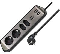 BRE 1153590410 - Corner socket outlet, 4 sockets, 2 m