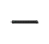 Brennenstuhl Ciabatta Elettrica 8 Vie Nera 3M