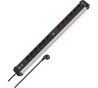 BRE 1391030200 - Presa multipla, 12 ingressi, con 2 interruttori e cavo 3m