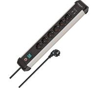 Brennenstuhl Ciabatta elettrica Premium in alluminio con USB / presa multipla a