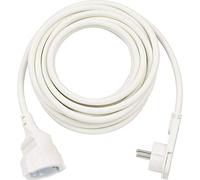 Brennenstuhl classic, Cavi di prolunga corti con spina piatta angolata 5m H05VV-F3G1,5 bianco