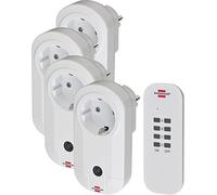 Brennenstuhl RC Switch Sockets Set of 4
