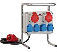 Brennenstuhl compatto distributore di corrente BKV 2/4 G IP44 - Colore Argento