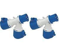 Brennenstuhl Distributore a 2 prese CEE 230V/16A IP44 (Confezione da 2)