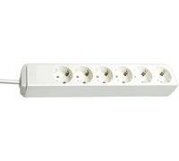 Brennenstuhl Eco-Line 6 presa(e) AC Tipo H Bianco 1,5 m 330 1159420015