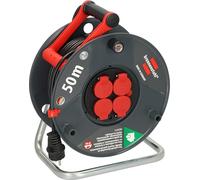 Brennenstuhl Garant V2 IP44 - Avvolgicavo esterno 50 m (Made in Germany, 4 prese con protezione tattile rinforzata, plastica speciale)