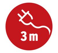 Eco-Line + Switch & 1,5 mm² Ø Cable Bianco 8 presa(e) AC 3 m, Ciabatta bianco, 5 mm² Ø Cable, 8 presa(e) AC, Bianco, 3 m