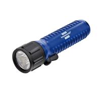 Brennenstuhl - Lampada impermeabile con cxharger e batteria supplementare, porta USB/presa micro USB, lampada da immersione, LED Lagon/Mistral ricaricabile con valigetta in plastica blu, confezione da 1