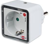 Brennenstuhl luce notturna led NL 02 ed con sensore crepuscolare e presa - 2 LED 1LM funzione Auto/in, 1173270