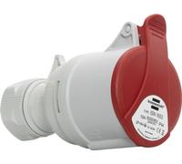 Brennenstuhl Presa Industriale con Coperchio CEE a 5 Poli 400V/16A per Uso Esterno, Connessione Avvitabile, Utilizzo in Cantieri, Campeggio, Applicazioni Commerciali, IP44
