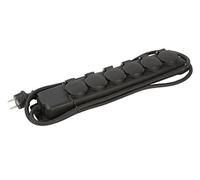 Brennenstuhl Prese Multipla di distribuzione Corrente 6 Prese Nero 2m H07RN-F 3G