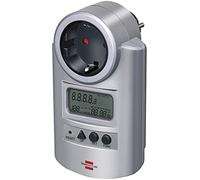 BN-PM231 Contatori elettrico, Strumento di misura argento, Elettronico, A spina, Power current, Power efficiency, Power factor, Power frequency, Power output, Tension, Grigio, kWh, LCD