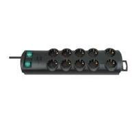 Brennenstuhl Primera-Line Presa multipla Duo 10 prese nera 2 m NEW