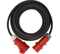 Brennenstuhl Professional Cavo di prolunga CEE con inverter di fase IP44 (25 m, H07RN-F 5G4.0, 5 poli con inverter di fase CEE e accoppiamento, per uso esterno IP44, Made in Germany) nero