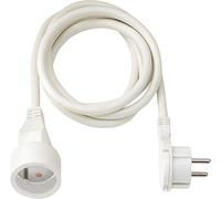 Brennenstuhl Prolunga 3 m di cavo con spina Plate (uso interno) 1161821023 Bianco