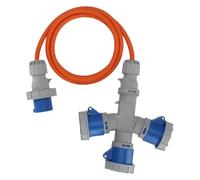 Brennenstuhl Prolunga CEE con splitter a 3 vie 2 m