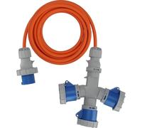 Brennenstuhl Prolunga CEE con splitter a 3 vie 5 m