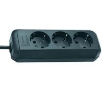BRENNENSTUHL Prolunga Eco-Line 3 Poste, 1,5m, Nero