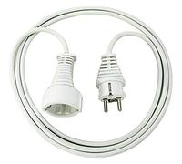 Brennenstuhl Prolunga in plastica alta qualità H05VV-F 3G1,5 3 m Bianco