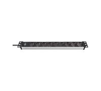 Brennenstuhl, Prolunga multipla 9 prese 19” 45° Alu-Line Edition 2m