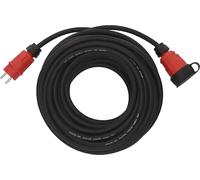 Brennenstuhl Prolunga professionale VN 2200, cavo da 25 m H07RN-F 3G2,5 in nero, uso in cantiere e uso esterno permanente IP44, Made in Germany