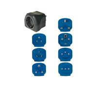 Brennenstuhl Reisestecker-Set con 10 A Sicherung 1508160 16 A