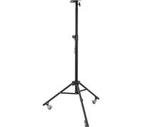 Brennenstuhl Roll Treppiede MT 180 (treppiede telescopico per faretti LED fino a 180 cm, regolabile in altezza, con piedini pieghevoli, utilizzabile con e senza ruote, con supporto e set di viti,
