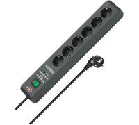 Brennenstuhl, Secure-Tec 19.500A presa multipla con protezione di sovratensione 6 prese