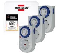 Brennenstuhl Set di 3 timer MMZ 20, presa meccanica con timer