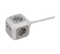 Brennenstuhl, Spina ALEA con blocco USB, Bianco