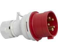Brennenstuhl Spina Elettrica CEE a 5 Poli per Uso Esterno, Presa Industriale Maschio CEE 400V/16A, Connessione Avvitabile, Utilizzo in Cantieri, Campeggio, Applicazioni Commerciali, IP44, 16A