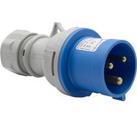 Brennenstuhl Spina Elettrica con Contatto di Terra CEE a 3 Poli per Uso Esterno, Spina CEE 230V/32A, Connessione Avvitabile, Utilizzo all’Aperto, Campeggio, Camper, Cantieri, IP44, 32A