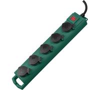 Brennenstuhl SuperSolid 5 prese presa multipla da giardino 5m Cavo adattatore