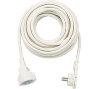 Brennenstuhl Cavo di prolunga corto con spina piatta angolata 10m, H05VV-F3G1.5, bianco Quantità:1