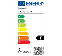 Brennenstuhl Connect - Lampadina LED a filamento WiFi (lampadina vintage compatibile con Amazon Alexa e Google Assistant, E27, 470 lm, 4,9 W, bianco caldo 2200 K, dimmerabile, retrò, app gratuita)