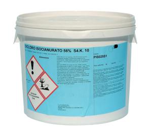 Brenntag CLORO GRANULARE DICLORO 56% TRATTAMENTO RAPIDO SHOCK ACQUA PISCINA 5 kg